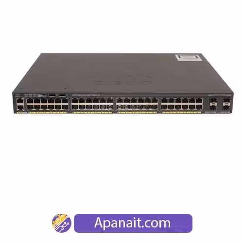 سوئیچ شبکه سیسکو 48 پورت WS-C2960X-48LPS-L