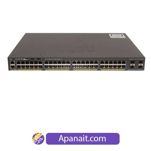 سوئیچ شبکه سیسکو 48 پورت WS-C2960X-48LPS-L