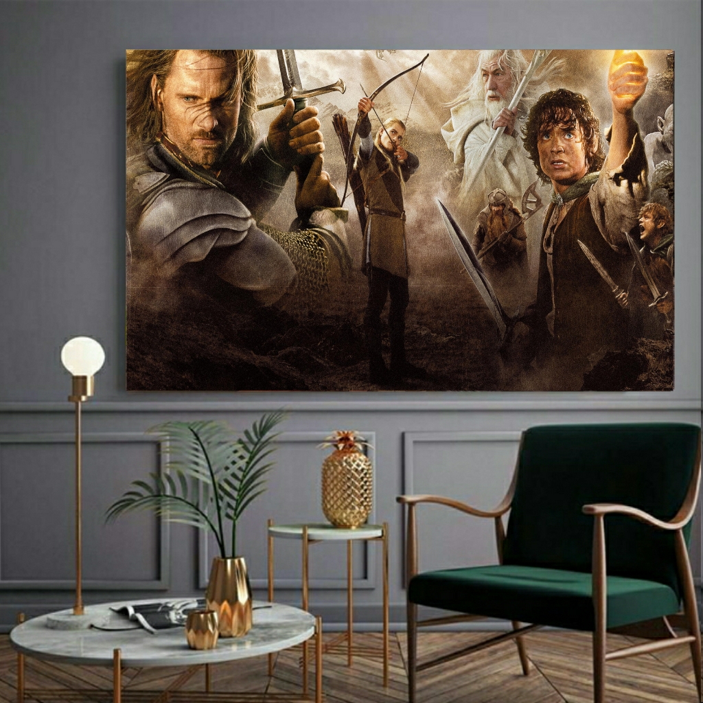  تابلو شاسی طرح فیلم ارباب حلقه ها HOBBIT مدل SDT537