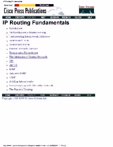 خرید و دانلود نسخه کامل کتاب IP Routing Fundamentals