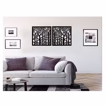 دیوارکوب طرح شاخه کد 046 مجموعه 2 عددی