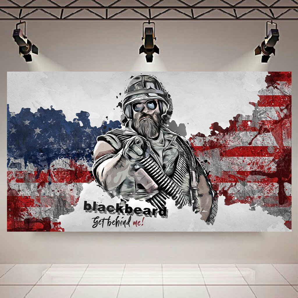 تابلو شاسی طرح Game مدل Rainbow six siege (BLACKBEARD) کد AR3820