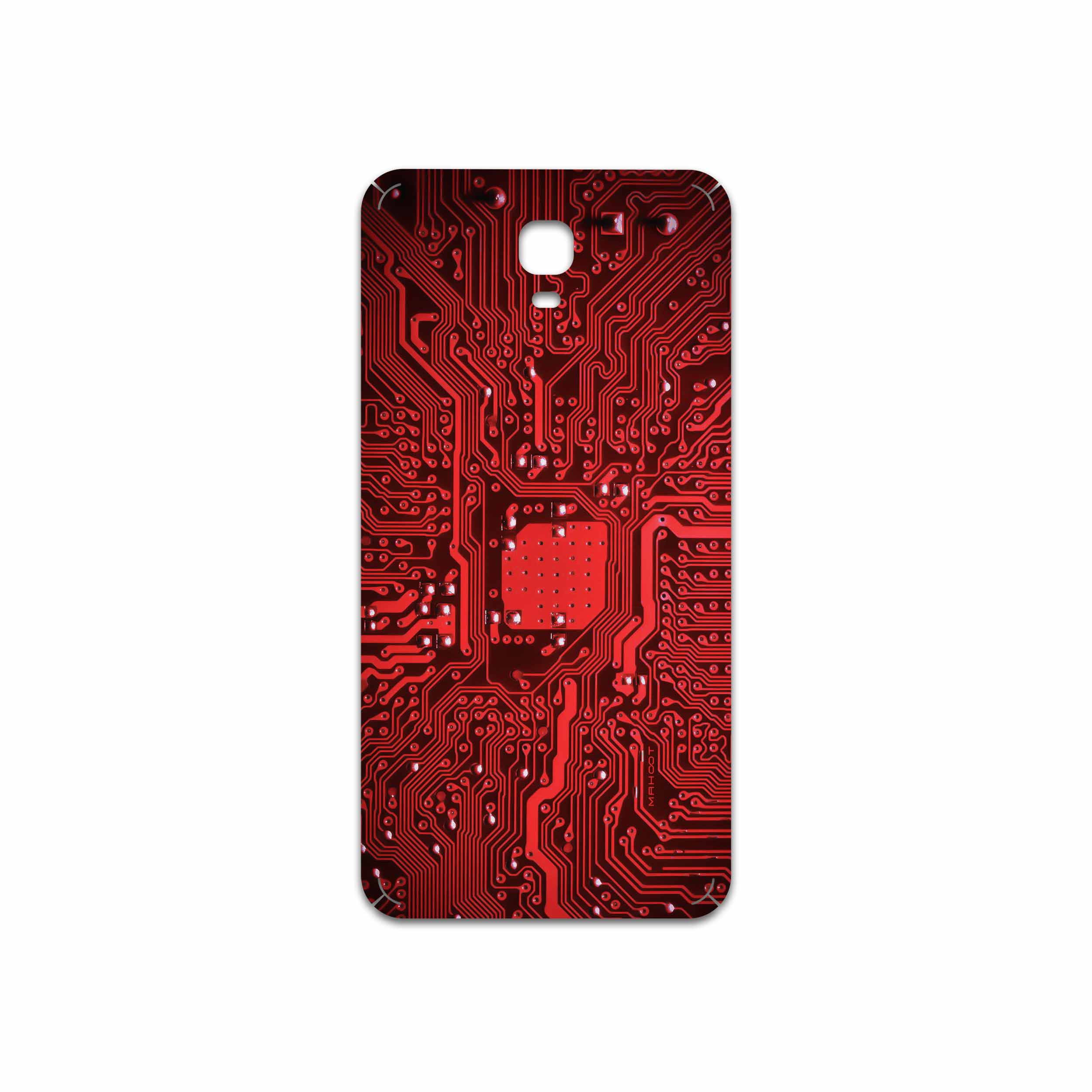 برچسب پوششی ماهوت مدل Red Printed Circuit Board مناسب برای گوشی موبایل جی ال ایکس Aria 1