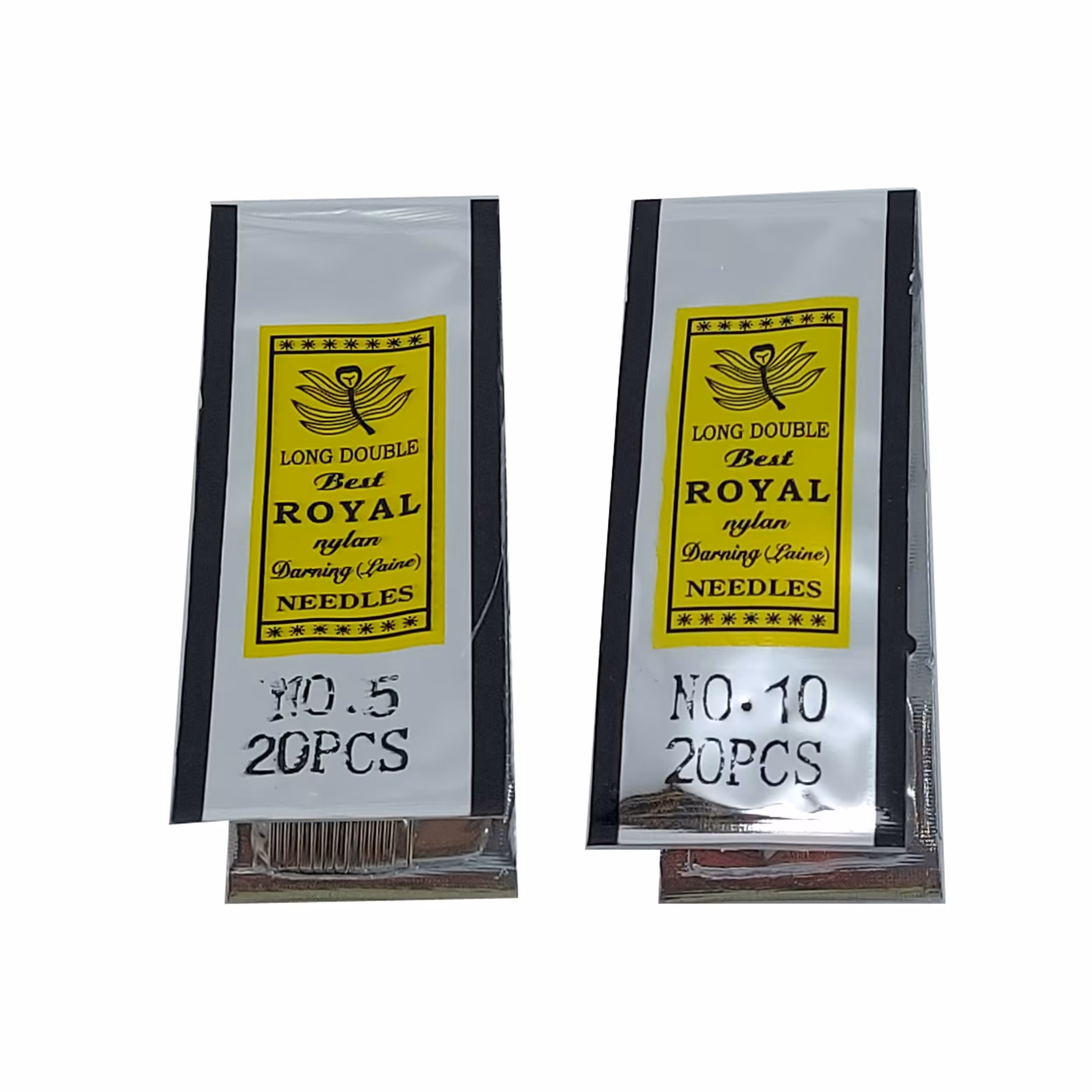 سوزن خیاطی رویال مدل R510 دو بسته 20 عددی