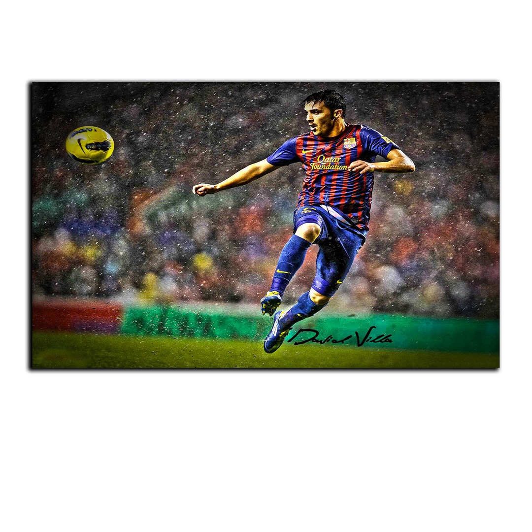 تابلو شاسی بکلیت طرح بازیکن فوتبال باشگاه بارسلونا داوید ویا مدل SH-S6937