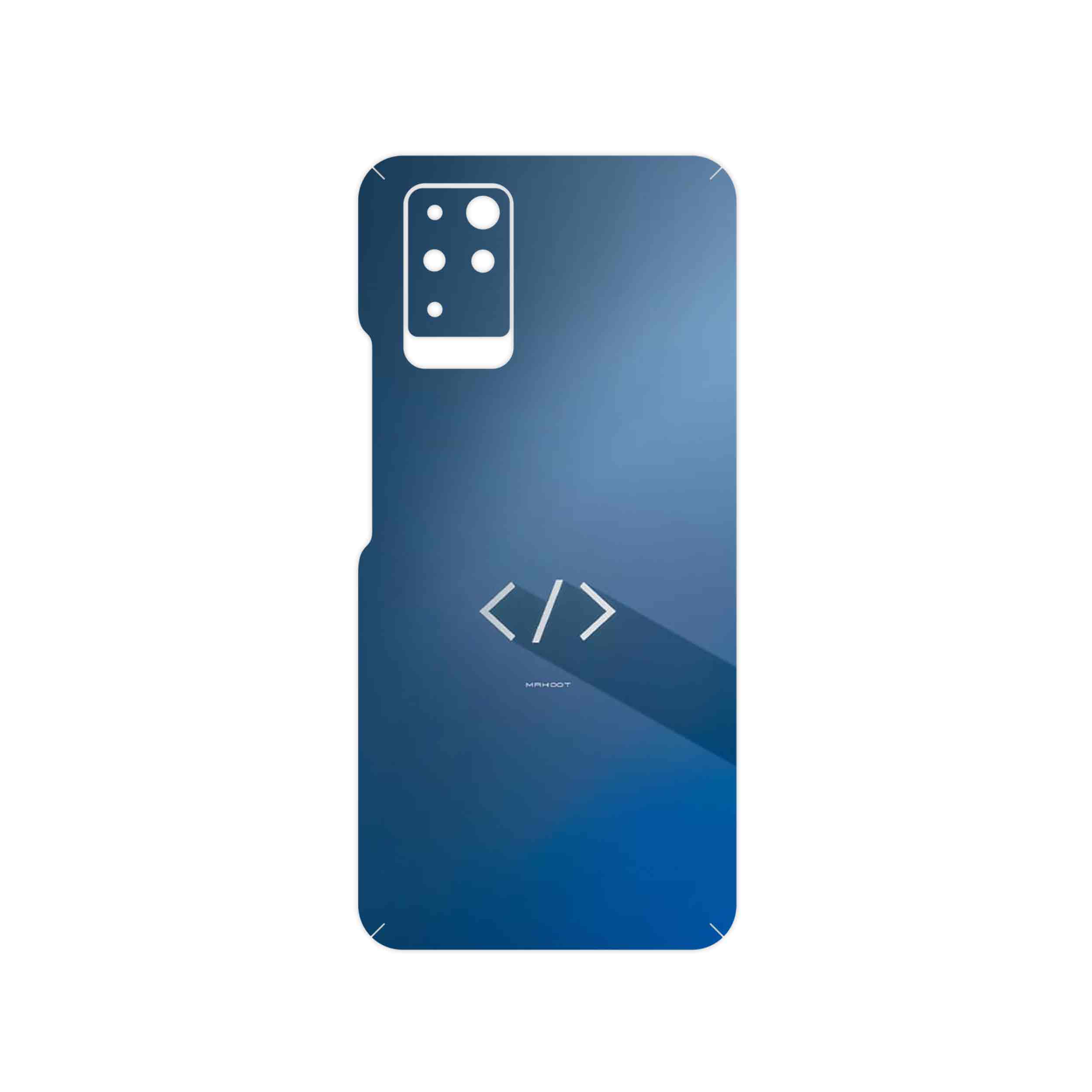 برچسب پوششی ماهوت مدل Minimal Coding icon مناسب برای گوشی موبایل اینفینیکس Note 10