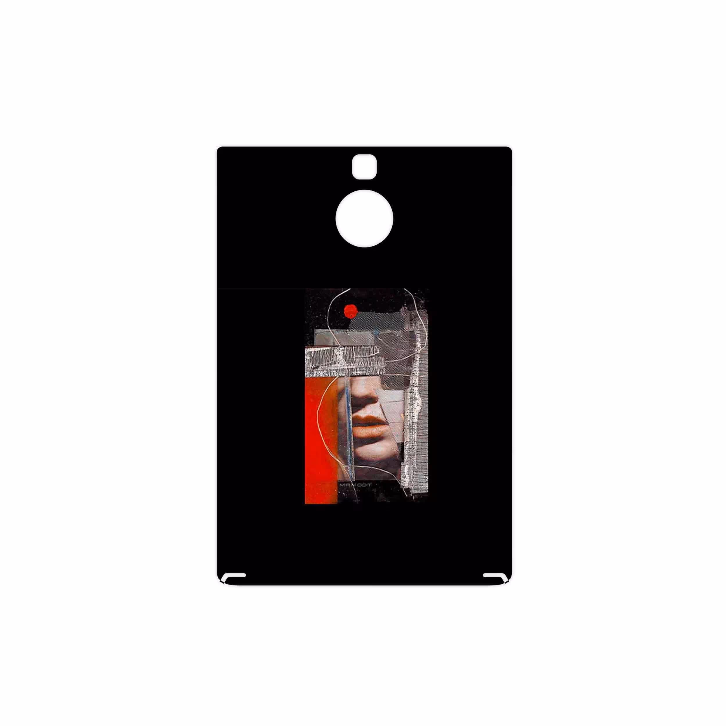 برچسب پوششی ماهوت مدل Collage of Mouth مناسب برای گوشی موبایل بلک بری Passport Silver Edition