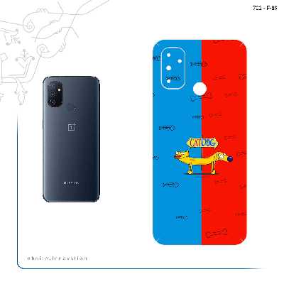 برچسب پوششی ماهوت مدل CatDog مناسب برای گوشی موبایل وان پلاس Nord N100