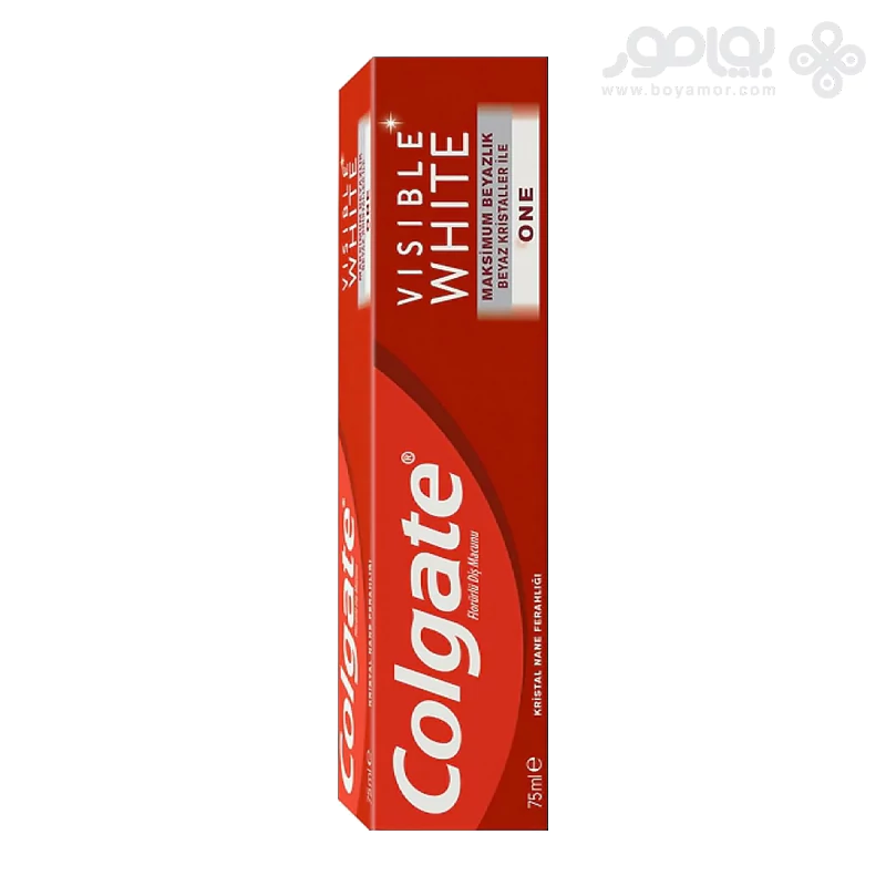 خمیر دندان سفید کننده کلگیت مدل VISIBLE WHITE ONE حجم 75 میل