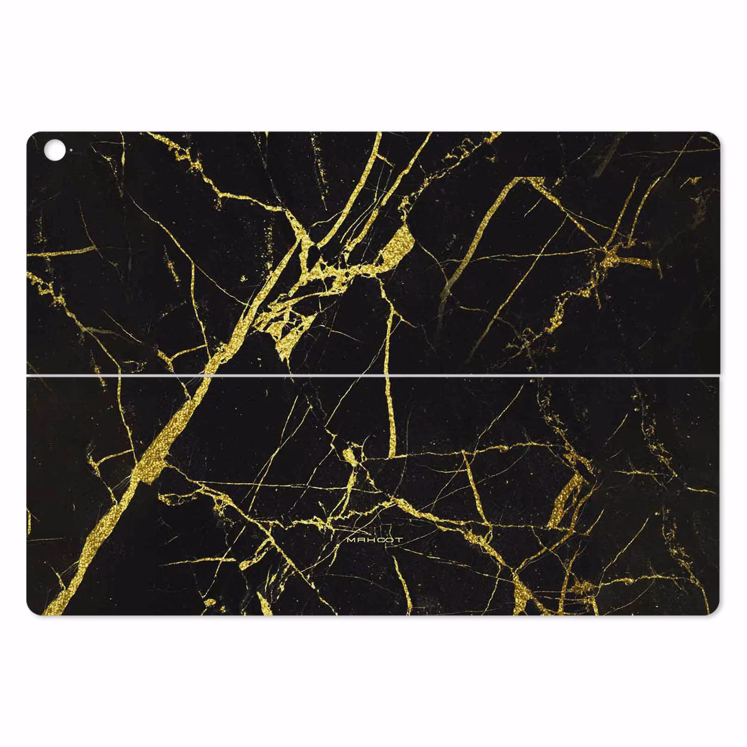 برچسب پوششی ماهوت مدل Graphite-Gold-Marble مناسب برای تبلت ایسوس Transformer 3 Pro 2016