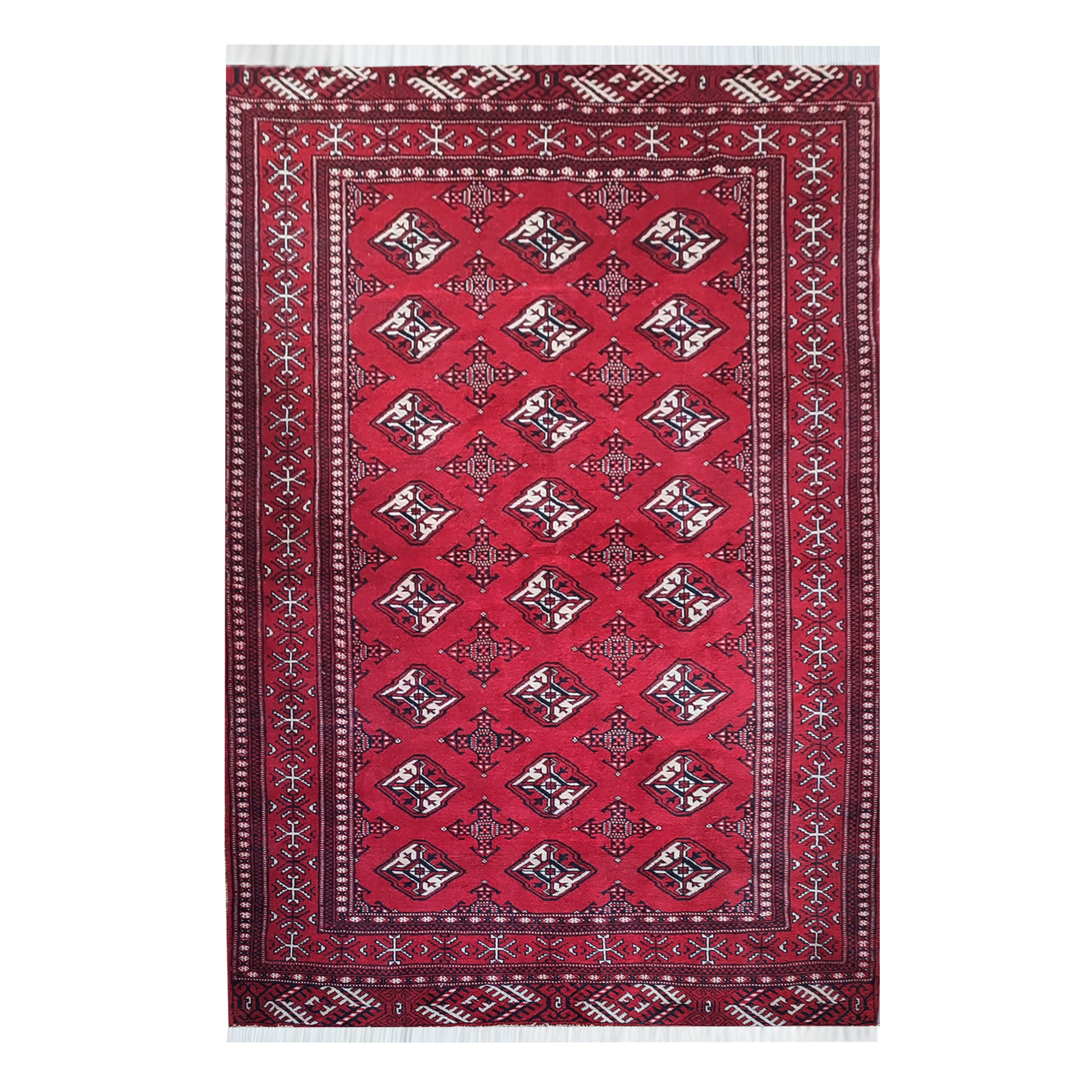 فرش قدیمی دستبافت سه و نیم متری مدل MG58