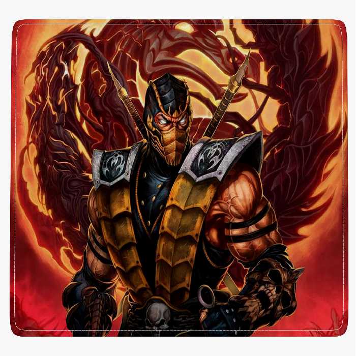 ماوس پد آی تمر مدل مورتال کامبت کد 244