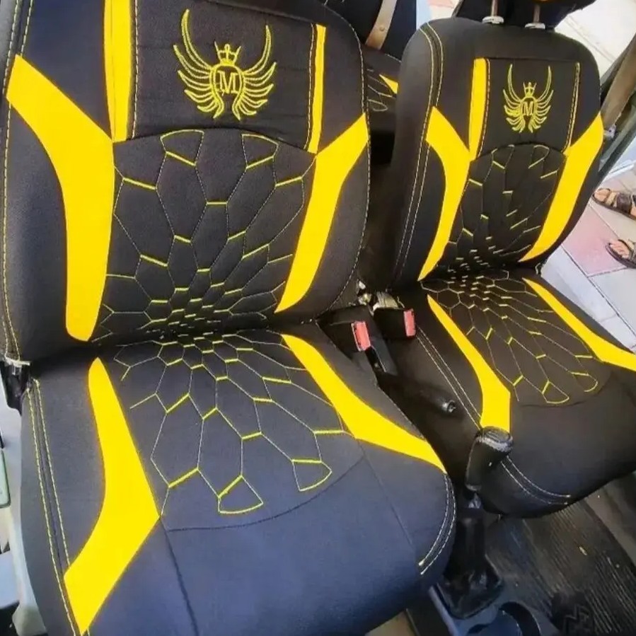 روکش صندلی پراید 141پارچه برزنتی با کیفیت عالی رنگبندی مختلف باضمانت یکسال ابر7میل ارسال رایگان  