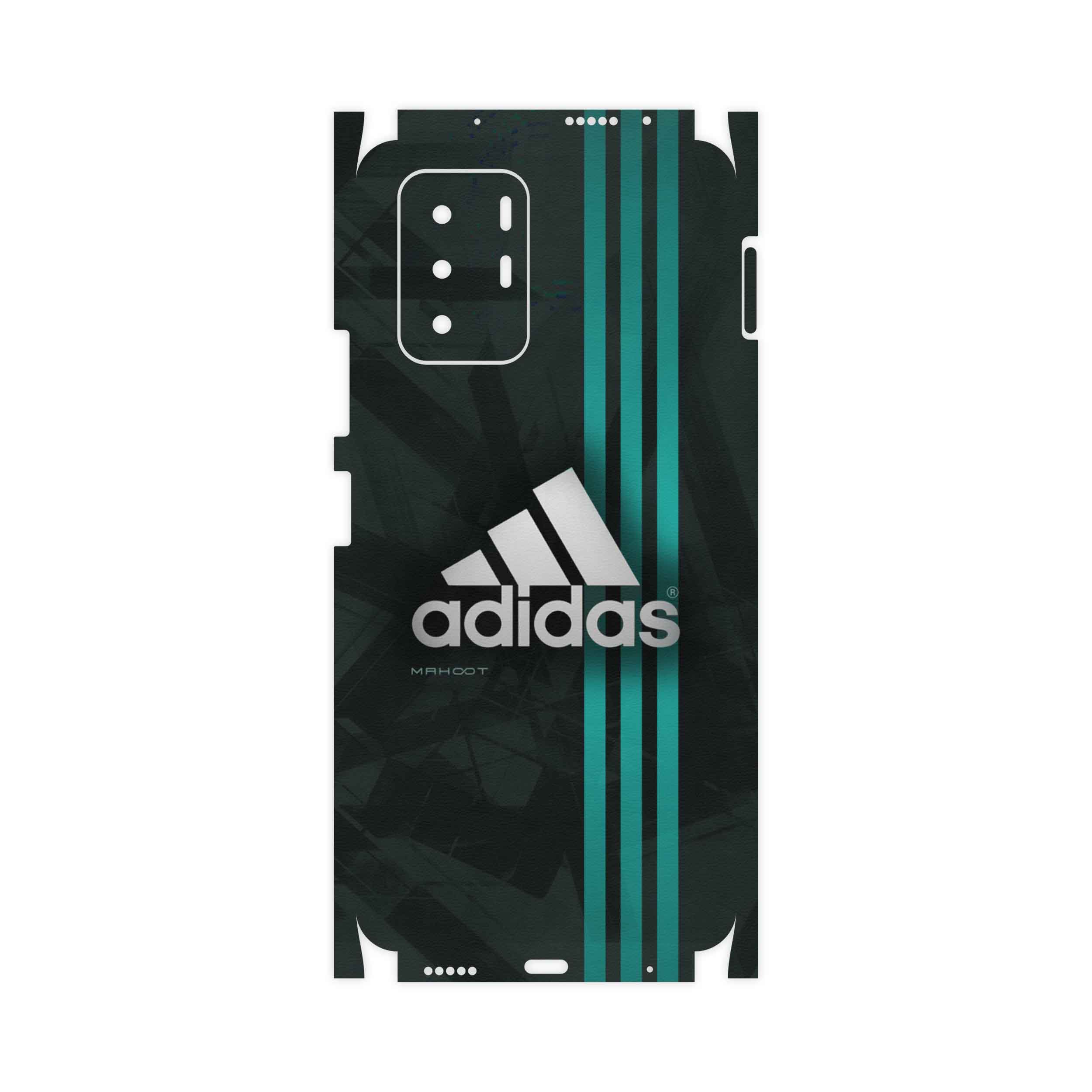 برچسب پوششی ماهوت مدل adidas-Logo-FullSkin مناسب برای گوشی موبایل شیائومی Redmi Note 10 Pro (China)