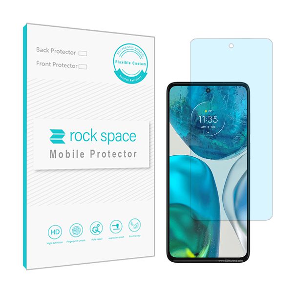 گلس موتورولا Moto G52 مدل هیدروژل آنتی بلو برند راک اسپیس کد S