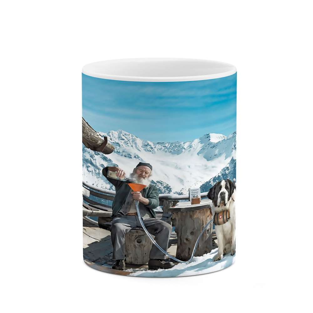 ماگ طرح پیرمرد و سگ مدل 04309