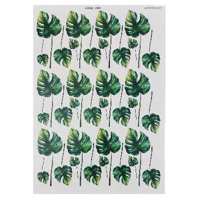 برچسب ترنسفر مدل برگ انجیری کد 1