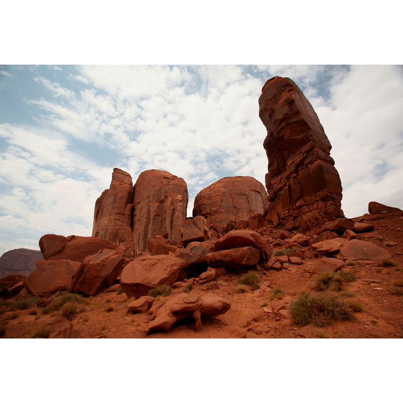 تابلو شاسی مدل صخره و بیابان و آسمان  T6927 | دنیای قاب