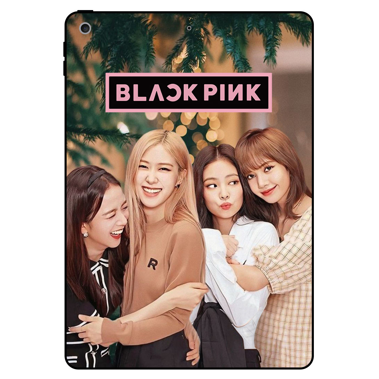 کاور مگافون طرح بلک پینک مدل 8253 مناسب برای تبلت اپل ipad mini 5 2019 