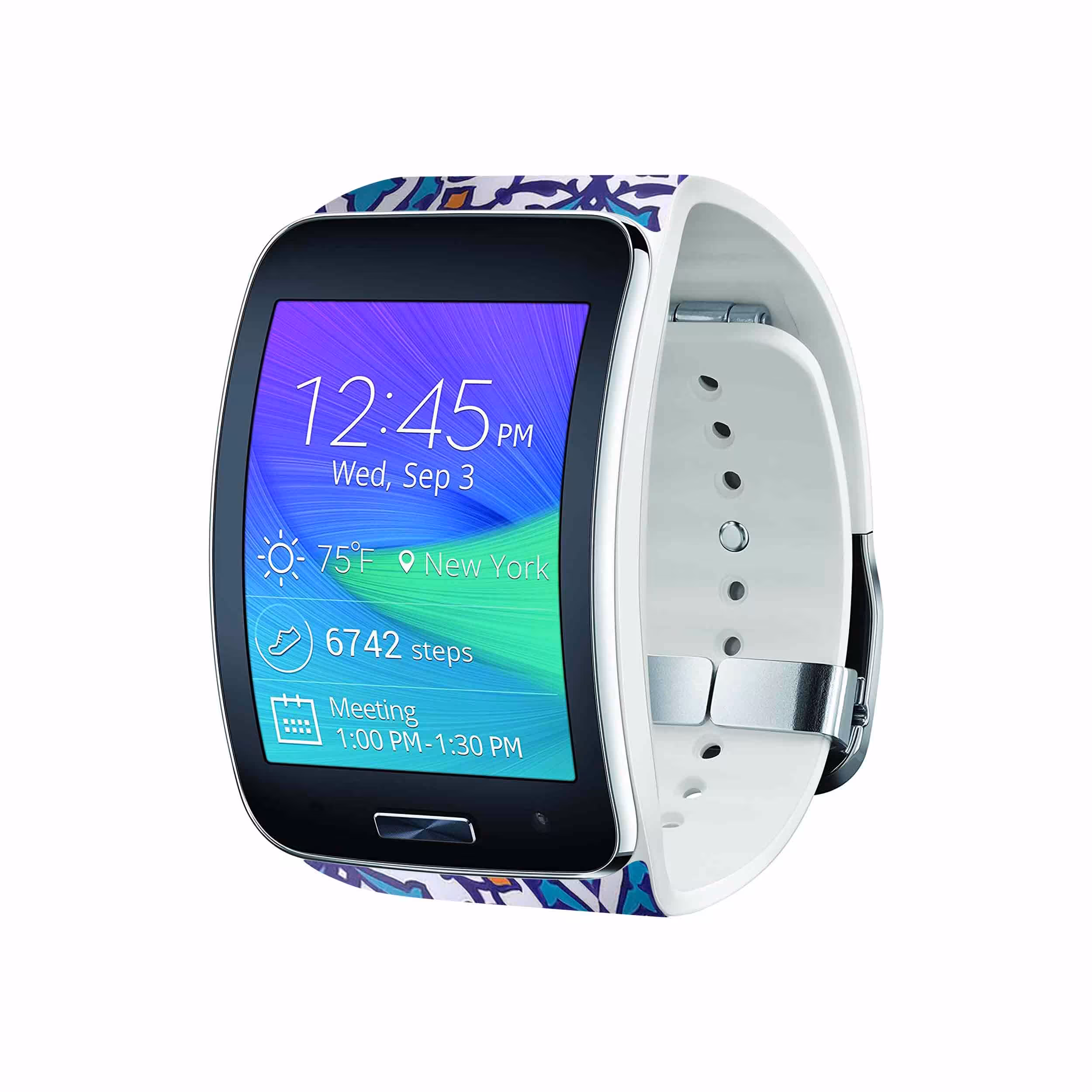 برچسب ماهوت طرح Homa_Tile مناسب برای ساعت هوشمند سامسونگ Galaxy Gear S