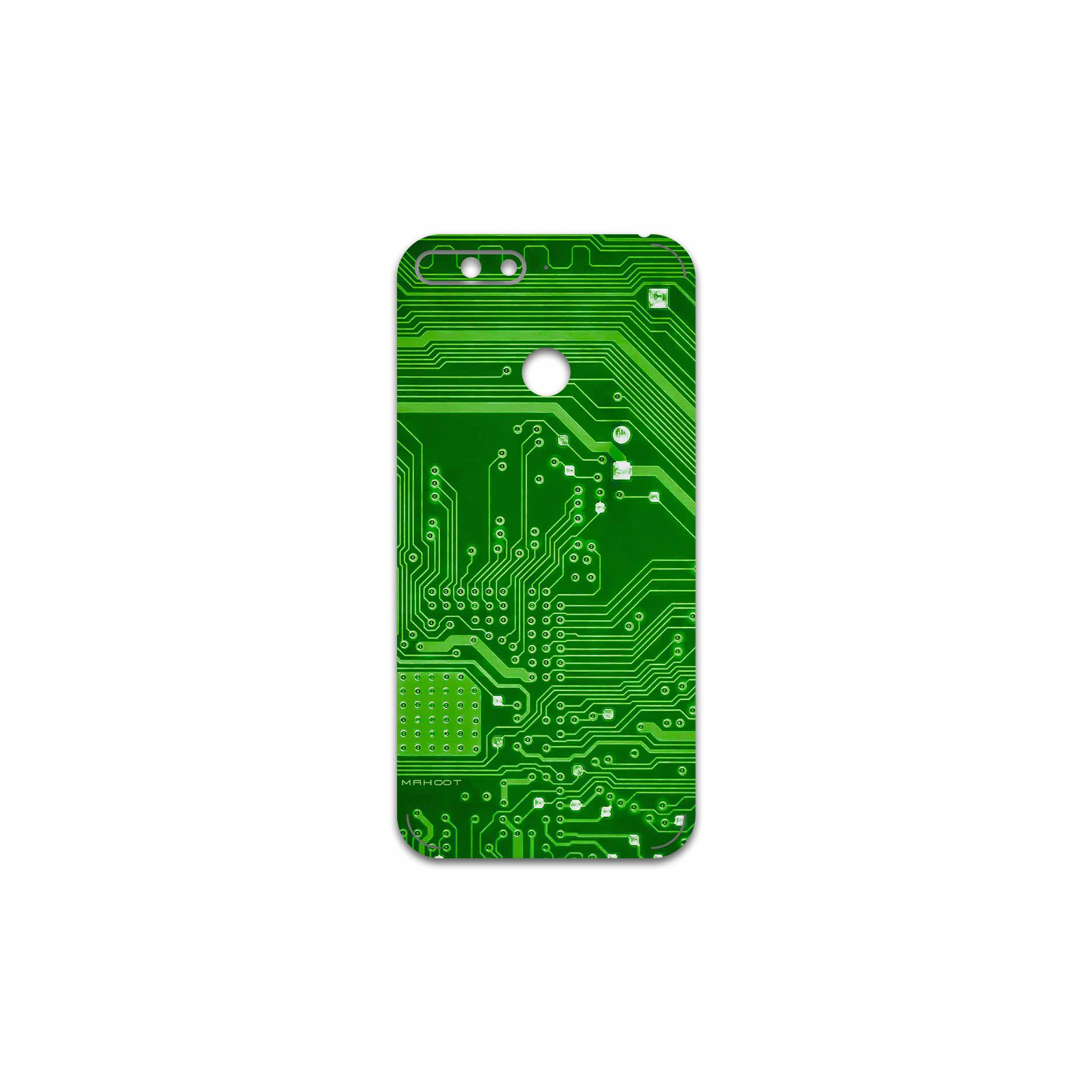 برچسب پوششی ماهوت مدل Green Printed Circuit Board مناسب برای گوشی موبایل هوآوی Y6 2018
