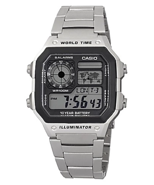 ارسال فوری گارانتی اصلی شرکتی ساعت مچی مردانه کاسیو مدل CASIO-AE-1200WHD-1A
