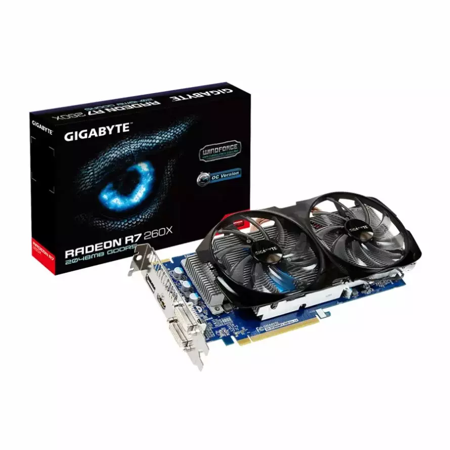 کارت گرافیک گیگابایت R7 260X OC WF 2X 2GB