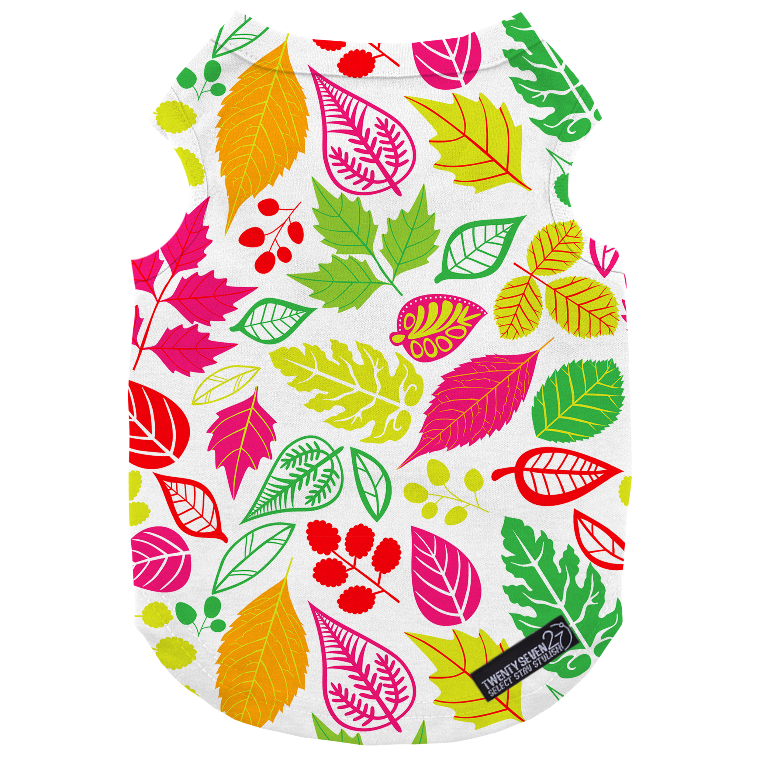 لباس سگ و گربه 27 طرح Leaf Color کد MH838 سایز XL