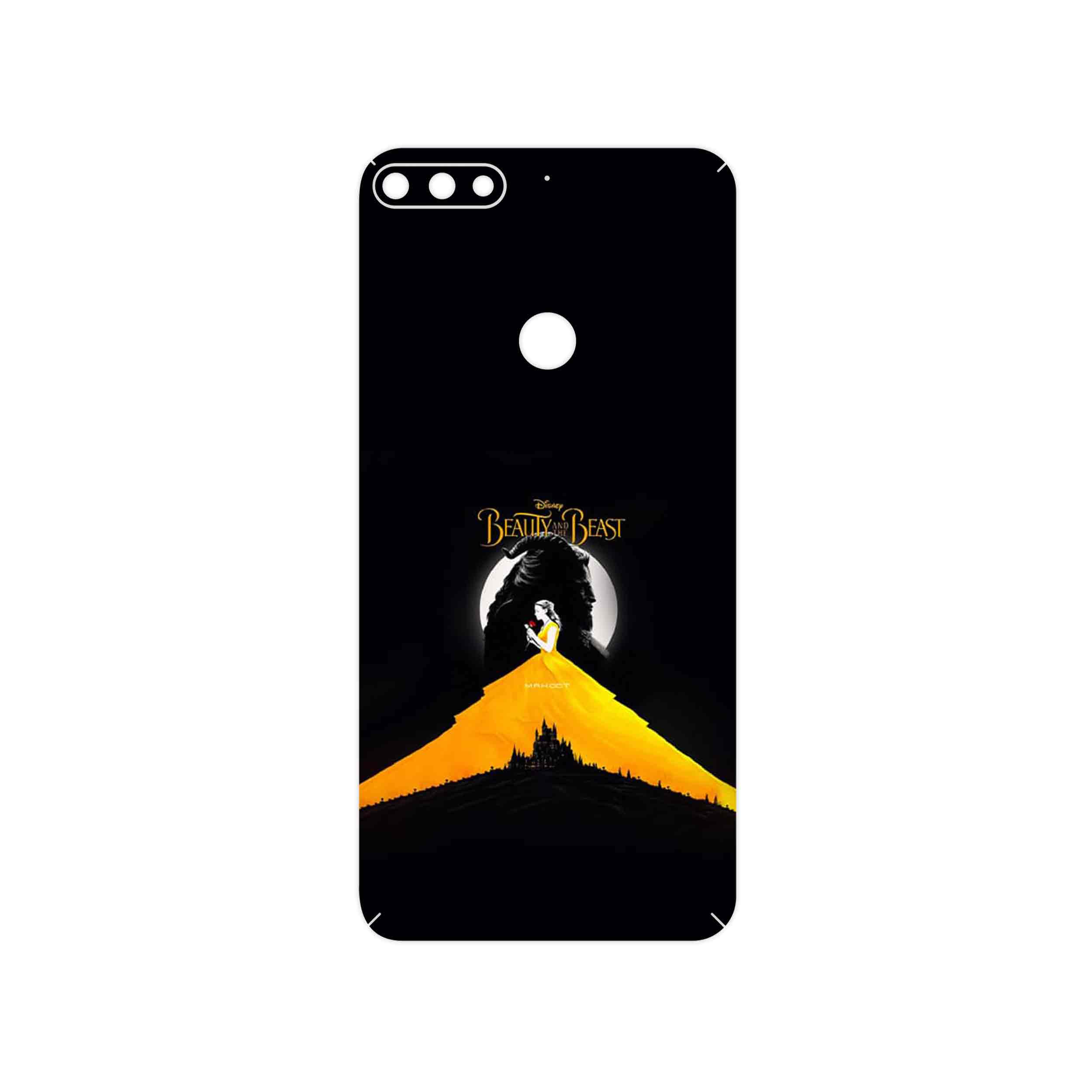 برچسب پوششی ماهوت مدل Beauty and the Beast مناسب برای گوشی موبایل آنر 7C