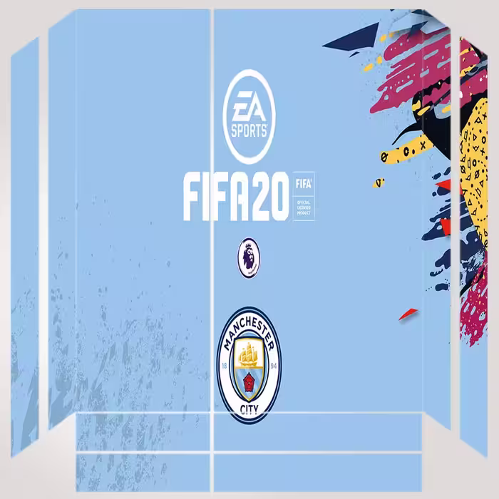 برچسب پلی استیشن ۴ مدل ps4 fat طرح ea sports fifa 20 کد PS-1014