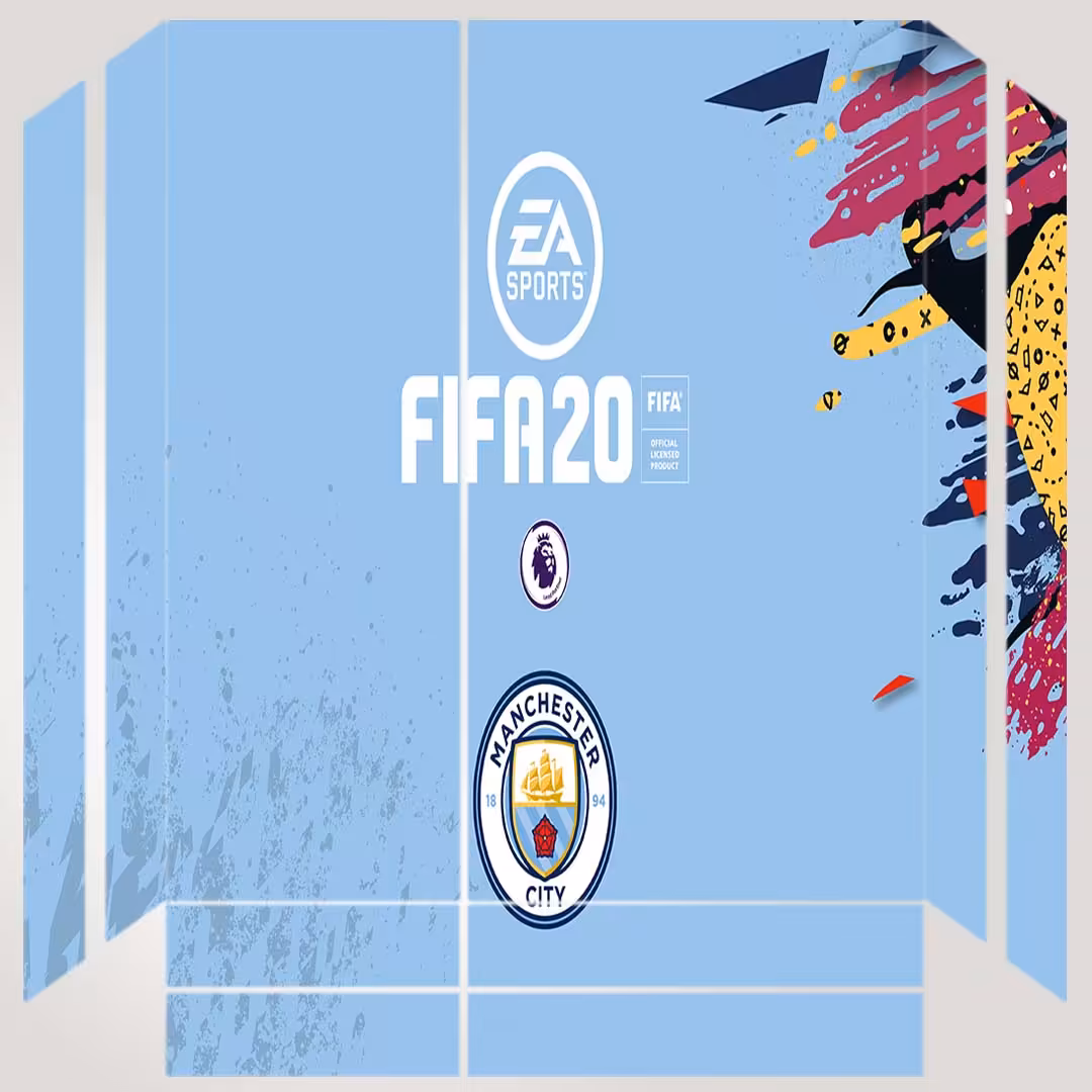 برچسب پلی استیشن ۴ مدل ps4 fat طرح ea sports fifa 20 کد PS-1014