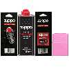 ست فندک زیپو مدل Regular Pink Matte کد 238 