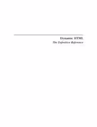 خرید و دانلود نسخه کامل کتاب Dynamic HTML: The Definitive Reference