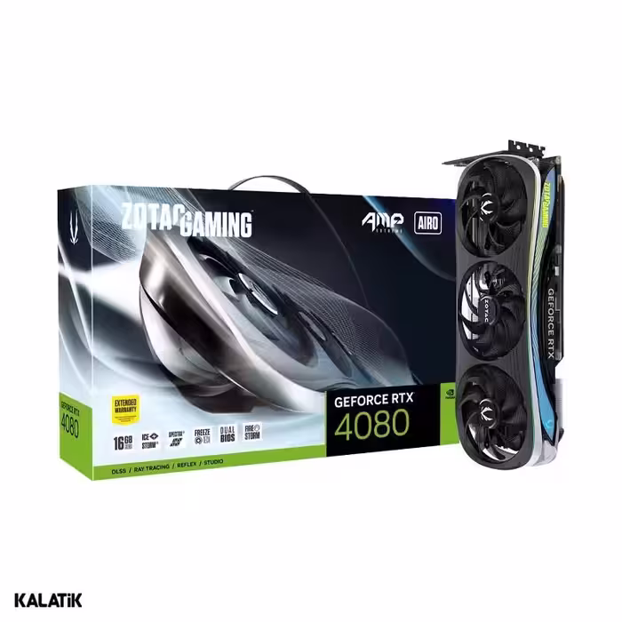 کارت گرافیک زوتک مدل Gaming RTX 4080 AMP Extreme AIRO 16GB GDDR6X