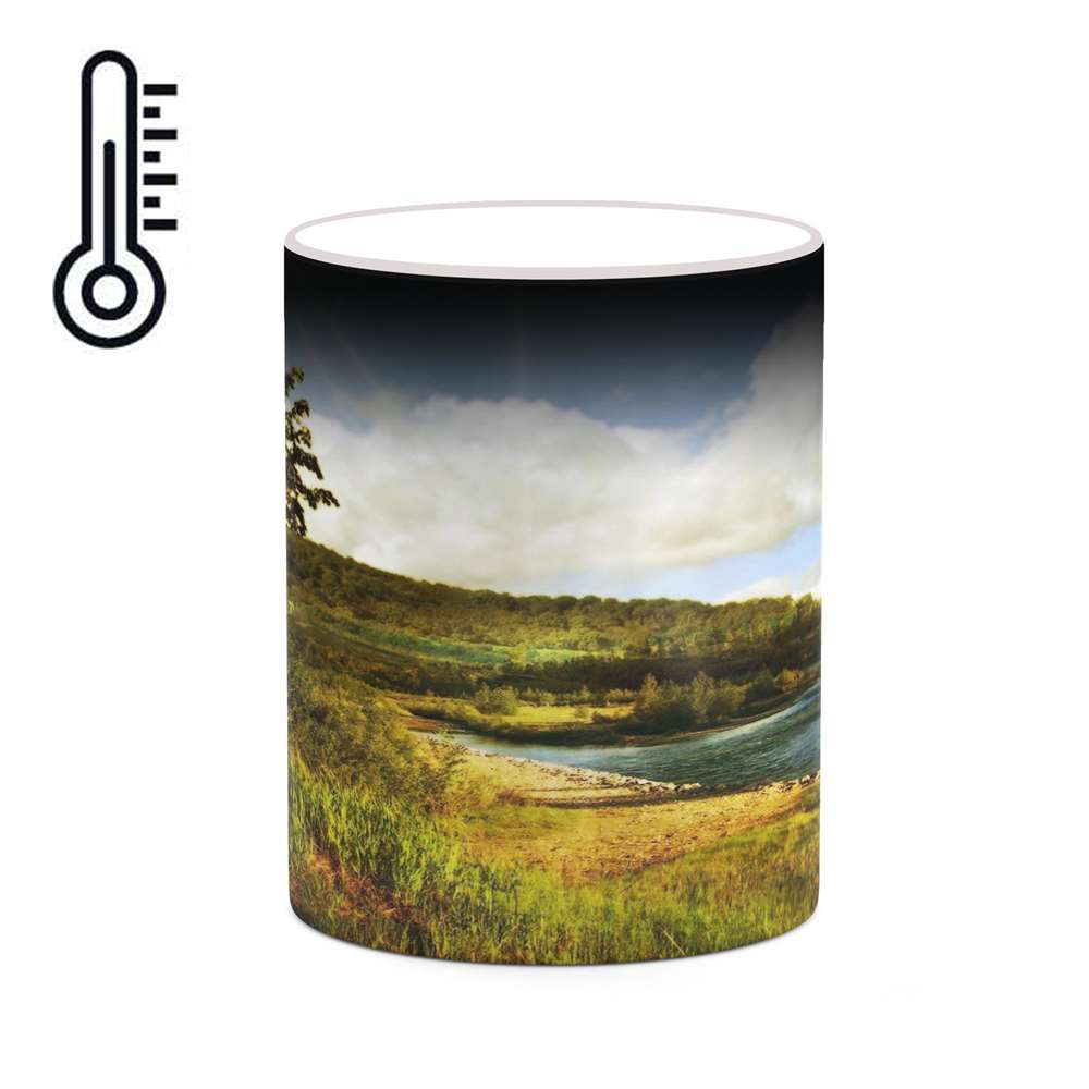 ماگ حرارتی کاکتی طرح منظره مدل mgh20730