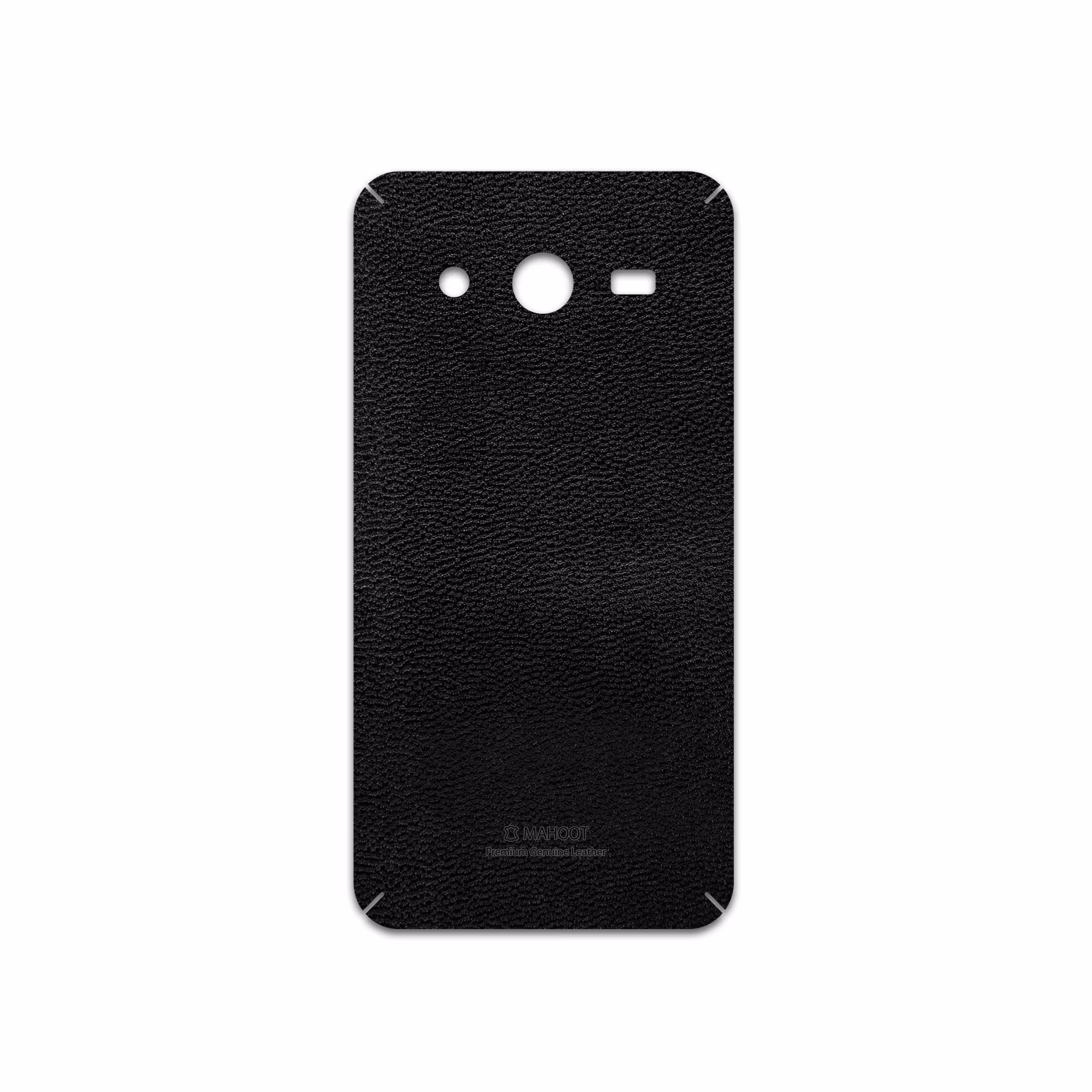 برچسب پوششی ماهوت مدل Black-Leather مناسب برای گوشی موبایل سامسونگ Galaxy Core 2