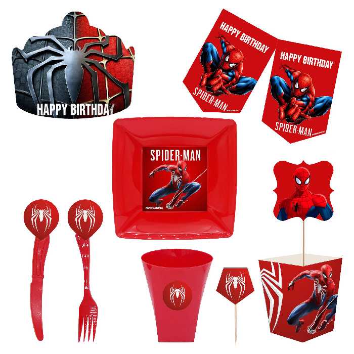  مجموعه 72 عددی تم تولد طرح مرد عنکبوتی