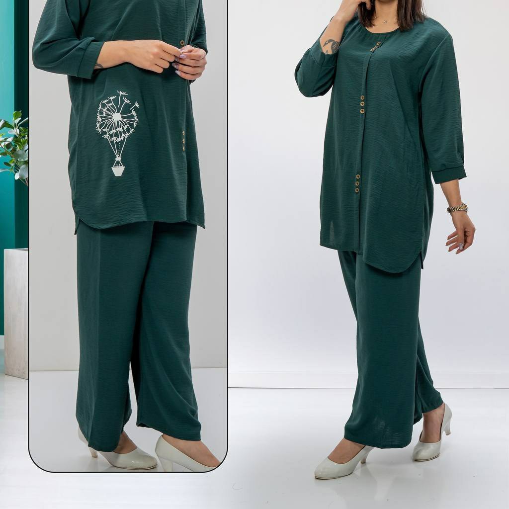 مانتوشلوارابروبادی طرح2