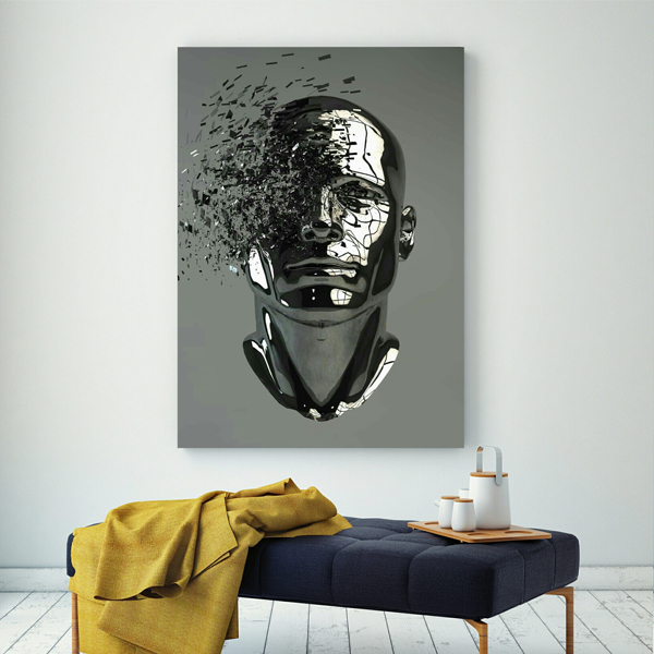  تابلو شاسی طرح سه بعدی مدرن مدل TSH666