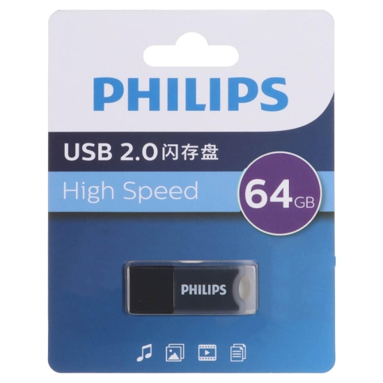 فلش مموری فیلیپس مدل FM10UA064A/93-B USB 2.0 ظرفیت 64 گیگابایت