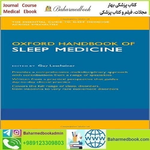 Oxford Handbook of Sleep Medicine 2022 TRUE PDF price 1€ - کتاب پزشکی بهار