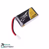 باتری لیتیوم پلیمر تک سل Tattu 600mAh 25C