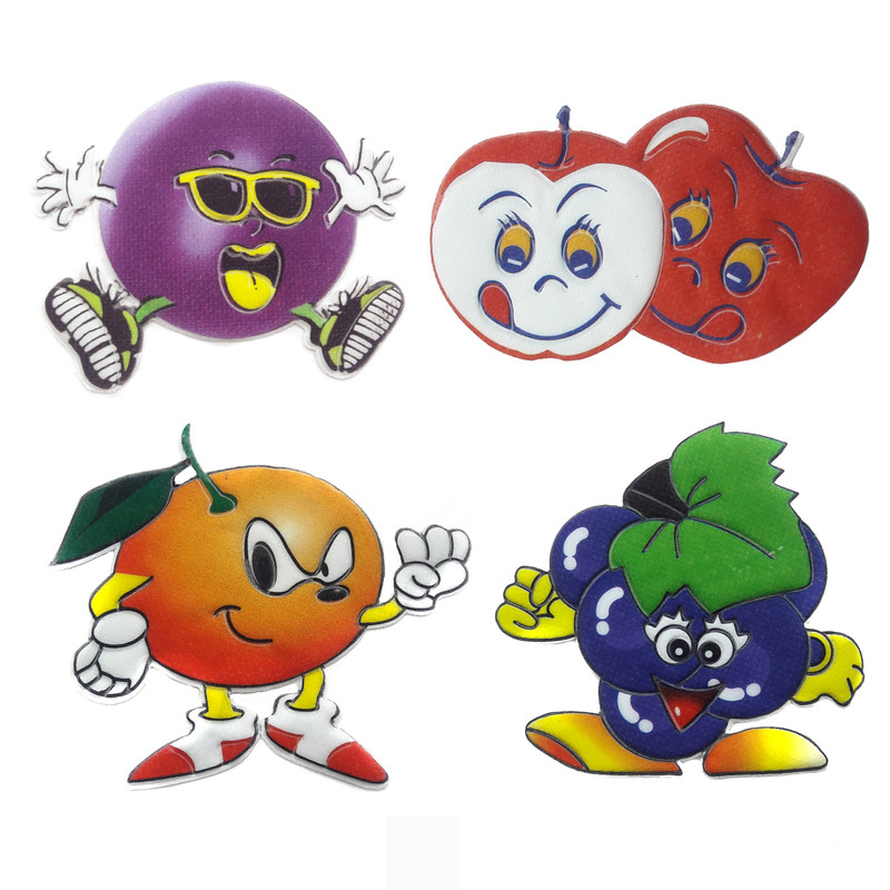 استیکر پارچه و لباس مدل ST66 بسته 4 عددی