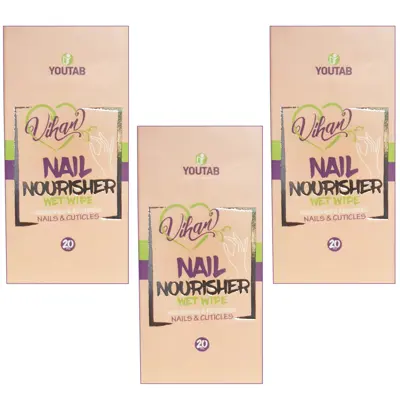  پد تقویت کننده ناخن ویهان مدل Nourisher مجموعه 3 عددی