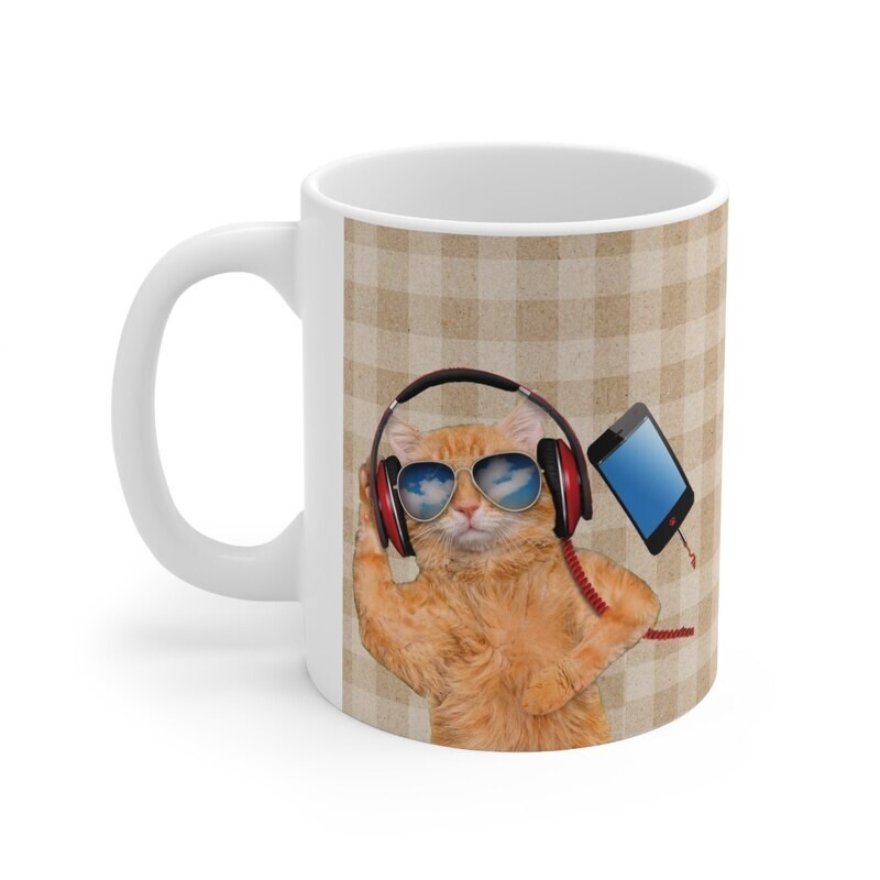 ماگ طرح گربه Cat مدل NM1222