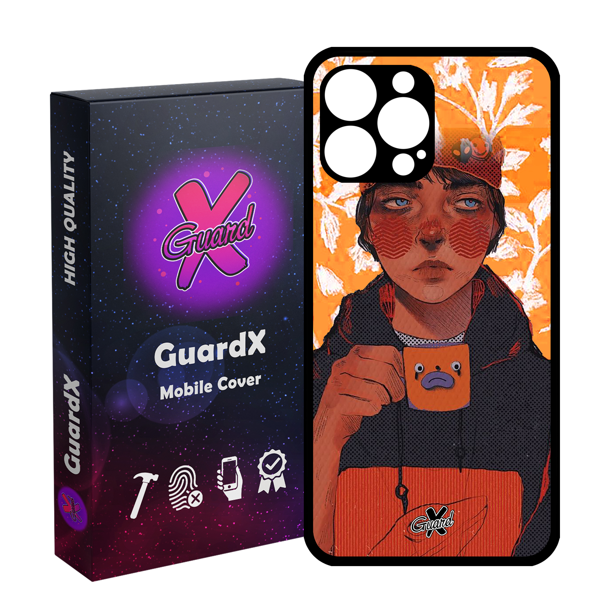 کاور گارد ایکس طرح Girl مدل Glass10319 مناسب برای گوشی موبایل اپل iPhone 12 Pro Max