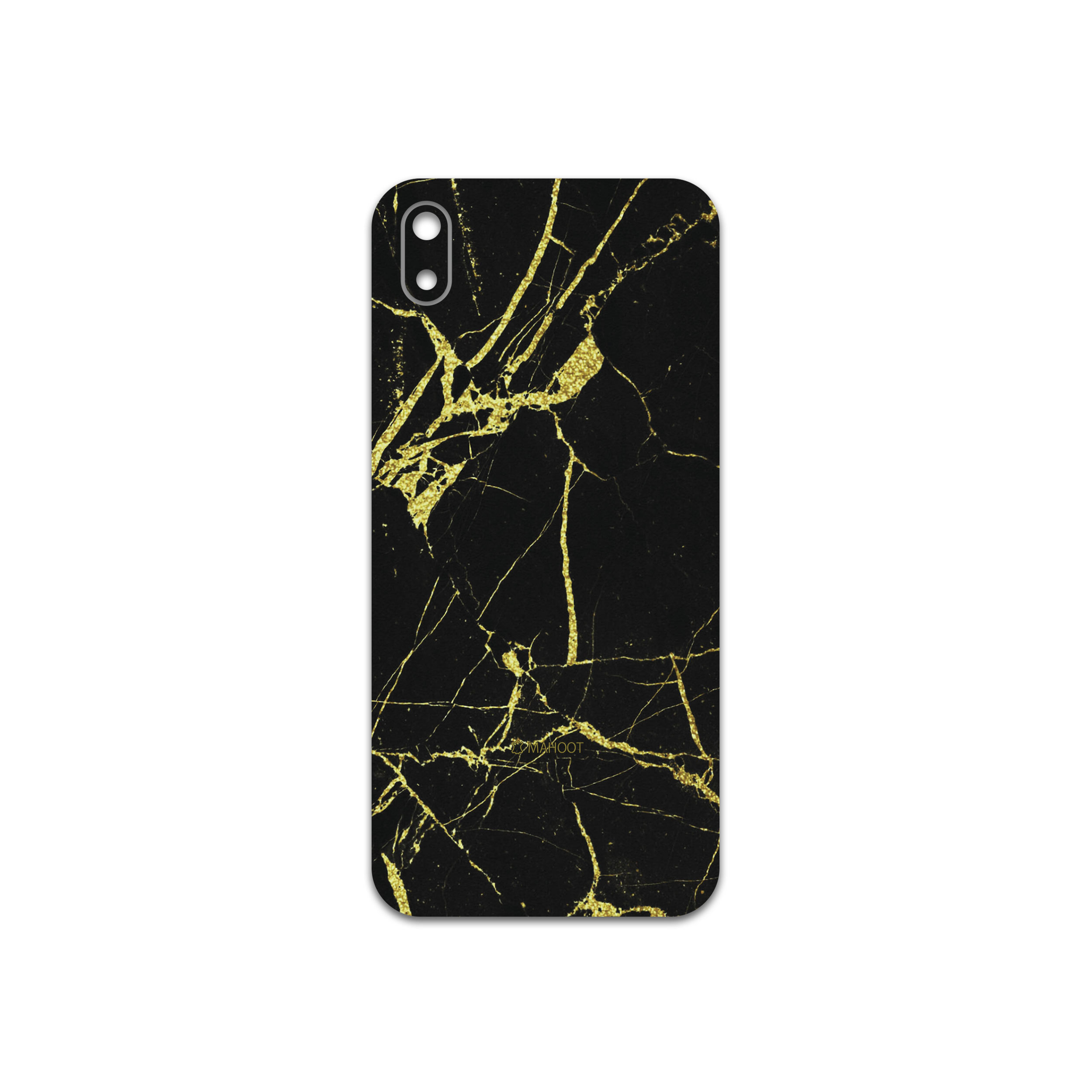 برچسب پوششی ماهوت مدل Graphite-Gold-Marble مناسب برای گوشی موبایل هوآوی Y5 2019