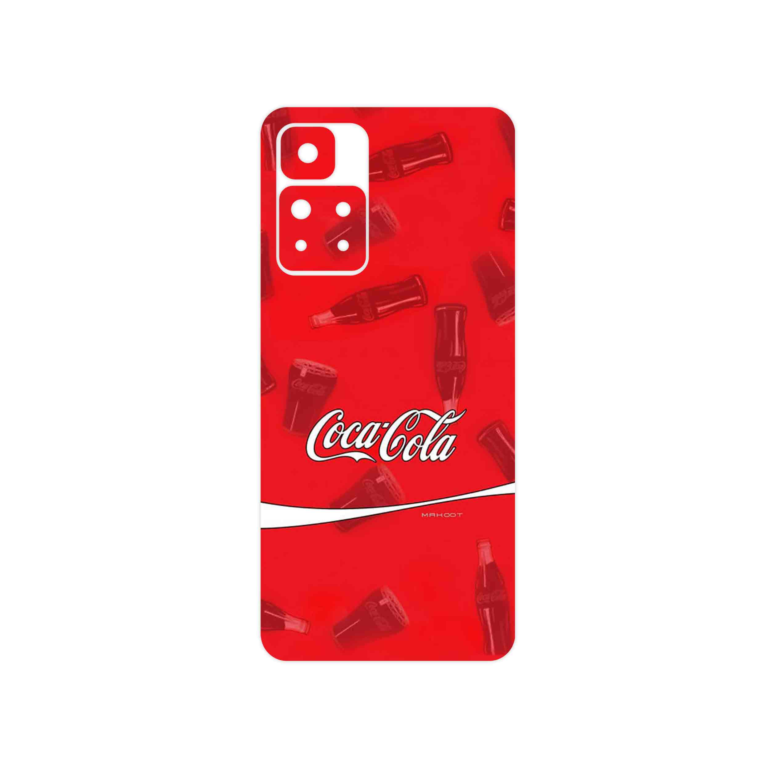 برچسب پوششی ماهوت مدل Coca_Cola_Logo مناسب برای گوشی موبایل شیائومی Redmi Note 11 Pro Plus 5G