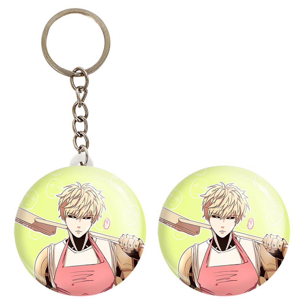 پیکسل خندالو مدل جنوس انیمه مرد تک مشتی کد 11376 به همراه جاکلیدی