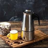 قهوه جوش استیل 2 کاپ یونیک لایف 